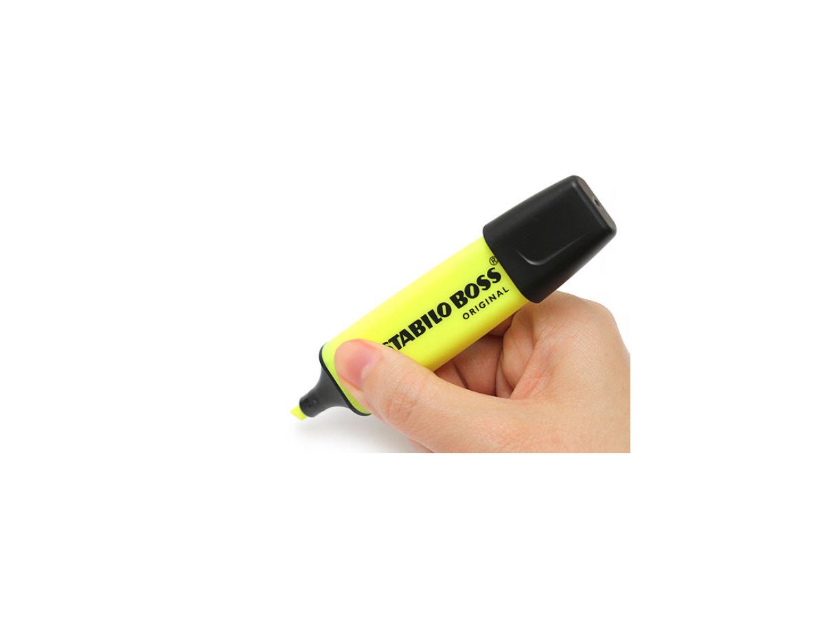 STABILO Boss Marker luminoso Original 70/24 giallo 2-5mm (4006381333627)