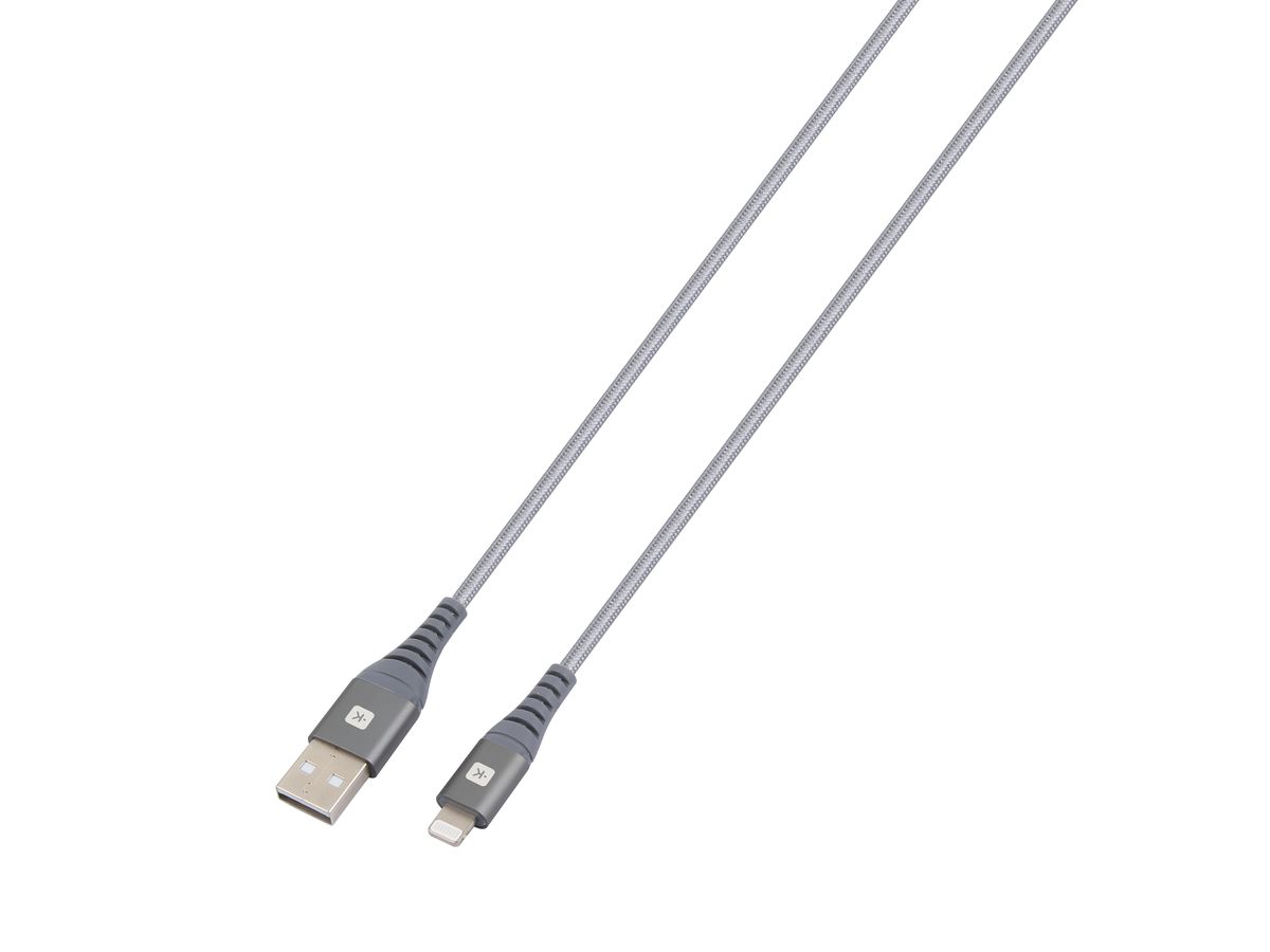 SKROSS USB to Lightning Cable SKCA0011A-MFI120CN 1.2m Space Grey (7640166326052)