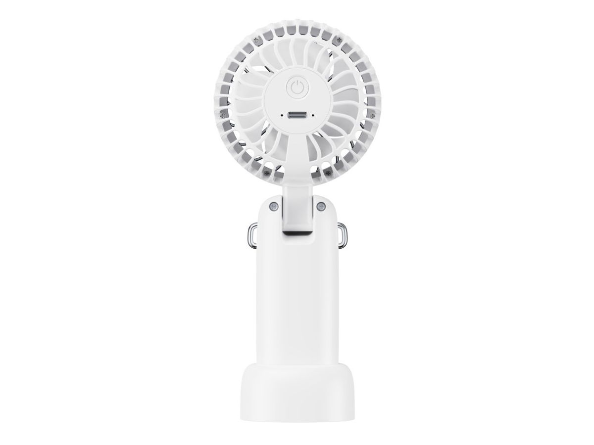 DELTACO Portable Neck Fan neck strap FT-776 White,Silver (7333048063380)