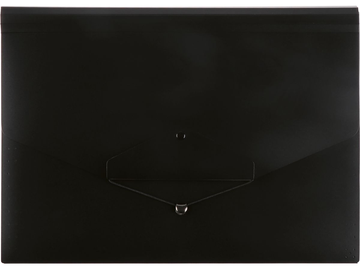 BÜROLINE Cartella archivio A4 663292 nero 12 scomp. (7612532020536)