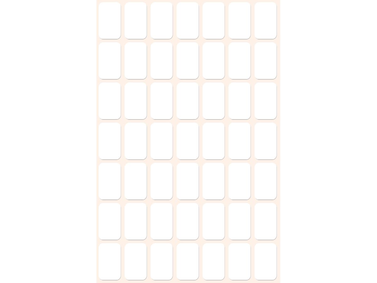 AVERY ZWECKFORM Etichette casa 16×9mm 3072 bianco 294 pezzi (4004182030721)