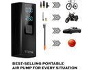STATIK TireHero Wirel.Air Pump. PUP-0590 Built in PB 6000mAh, Black (0810024057573)