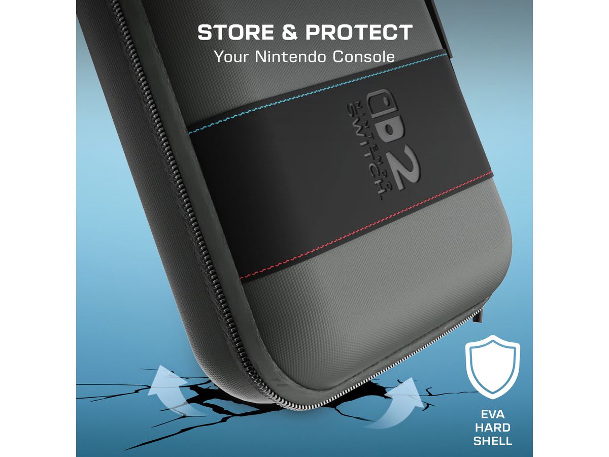 TURTLE BEACH PlayTrek Travel Case TBA-8202-85 NSW 2, Charcoal Black (0840454402377)