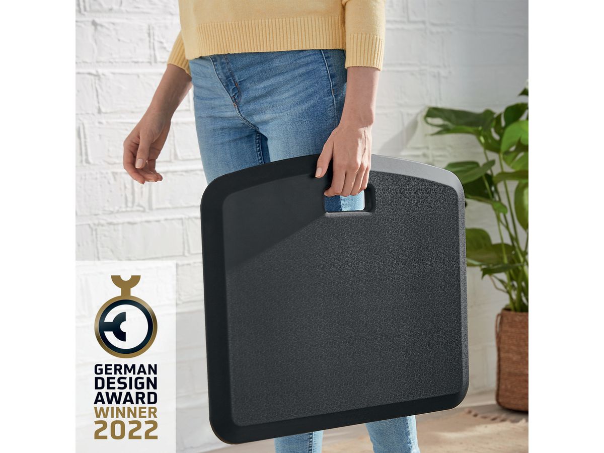 LEITZ Anti-Ermüdungsmatte Cosy 5369-00-89 schwarz 457x20x560mm 1 Stück (4002432129614)