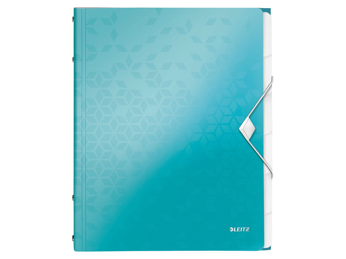 LEITZ Dossier archivio WOW PP A4 46330051 blu 6 scomp. (4002432106233)