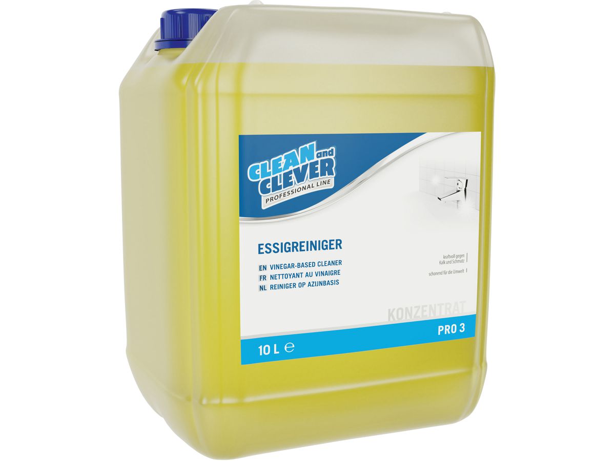 CLEAN AND CLEVER Nettoyant au vinaigre 10lt 10029 (4024009019036)