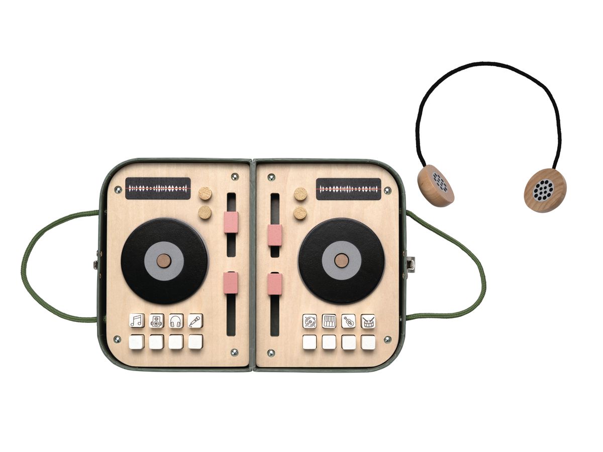 JABADABADO Coffret de jeux DJ 19x14x9cm W7298 vert (7332599072988)