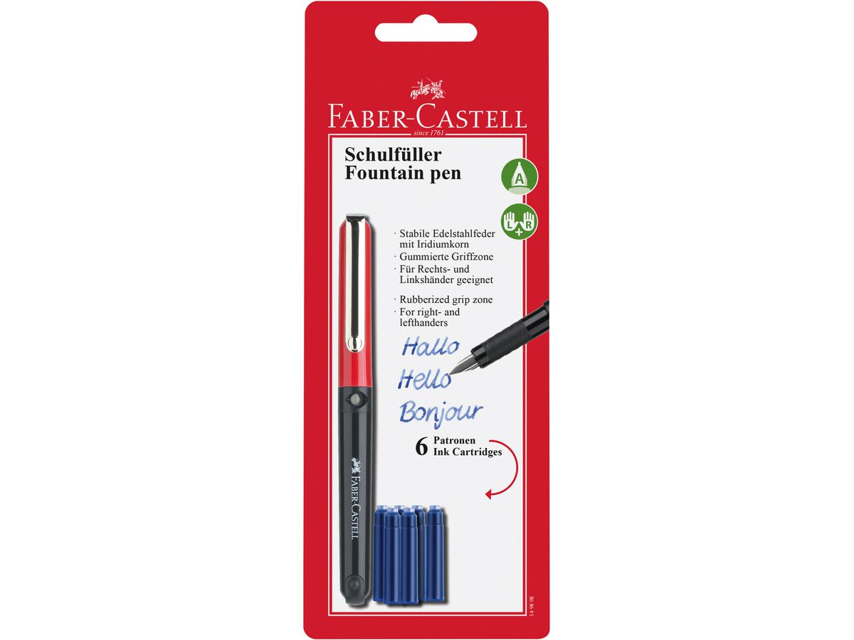 FABER-CASTELL Füllhalter A 149898 blau (4005401498988)