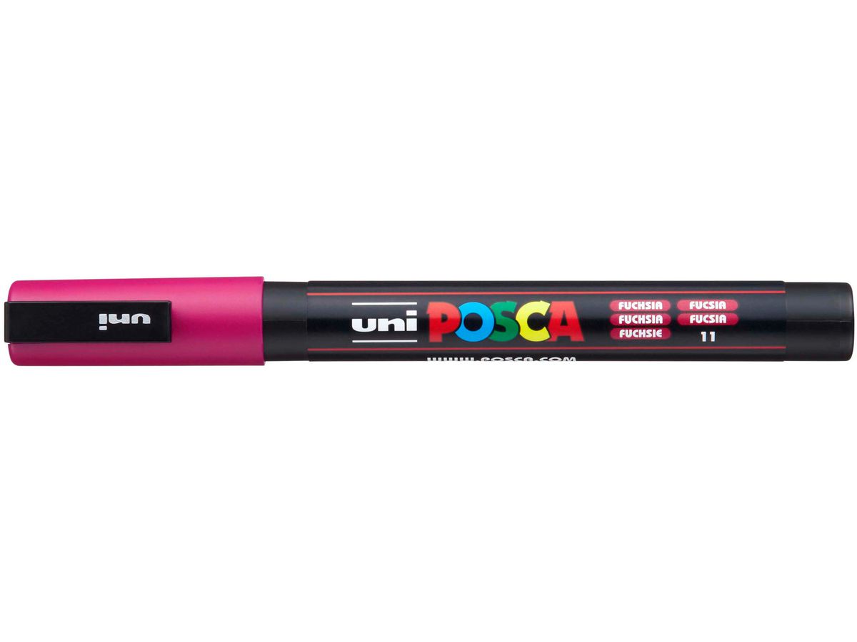 POSCA Marker 0.9-1.3mm PC-3M Fuchsia fuchsia (4902778202340)