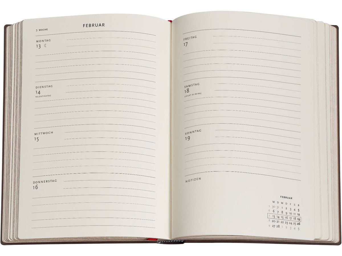 PAPERBLANKS Agenda Renoir Brief 2026 DD0596-5 1S/2P HOR Midi HC TE 13x18cm (9780349705965)