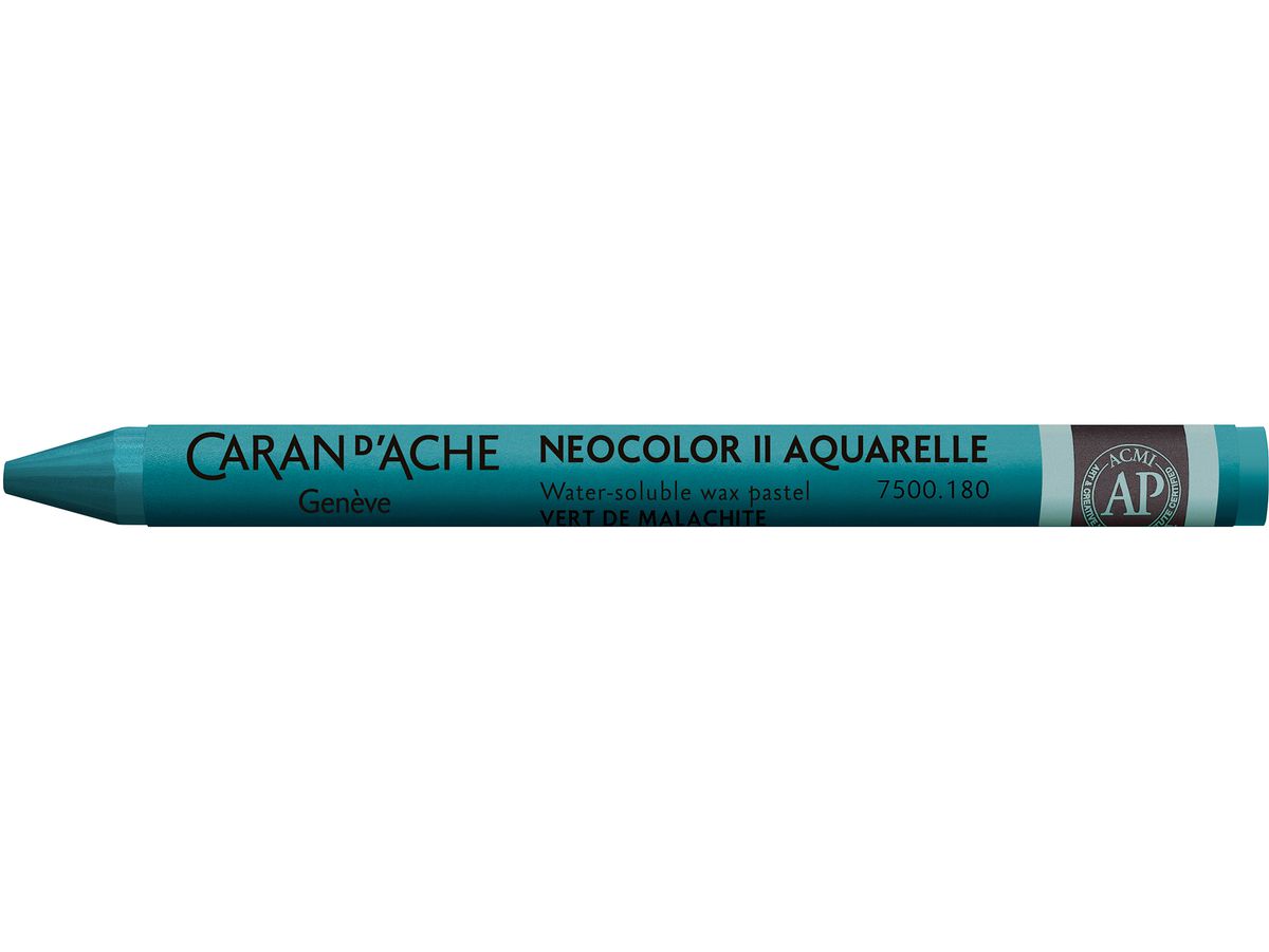 CARAN D'ACHE Pastelli a cera Neocolor II 7500.180 verde malchite (7610186272080)