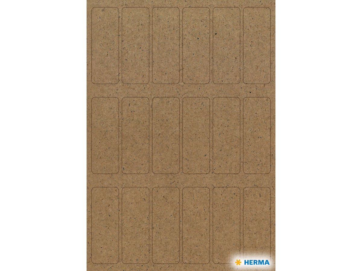 HERMA Étiquettes Home 12x34mm 15752 en papier silphie 72 pcs. (4008705157520)