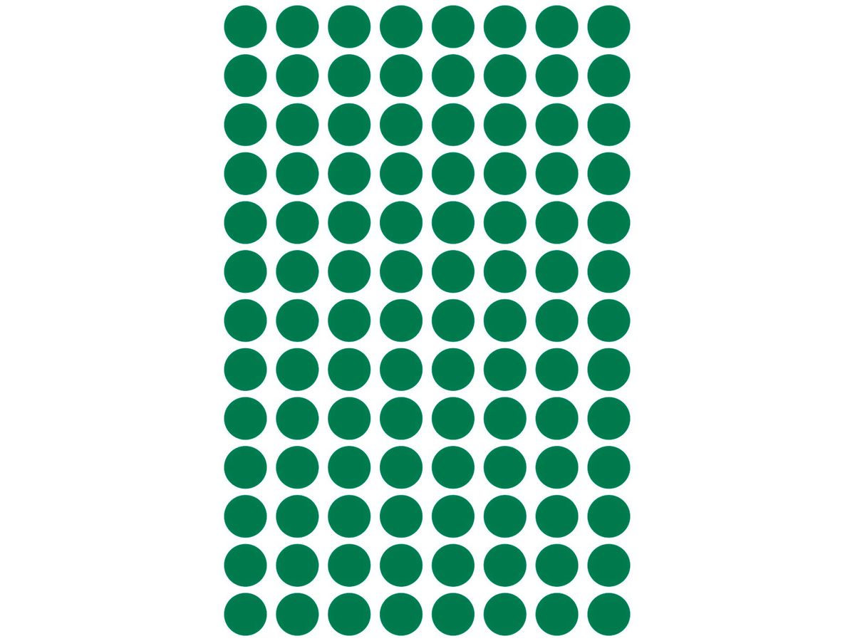 AVERY ZWECKFORM Marcatori 8mm 3012 verde 416 pz. (4004182030127)