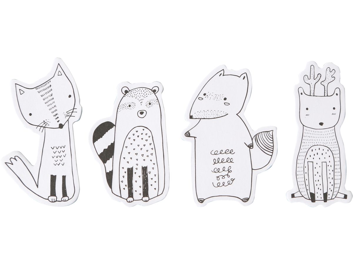 I AM CREATIVE Sticky Notes 4086.71 Animal, forêt (7611983190713)