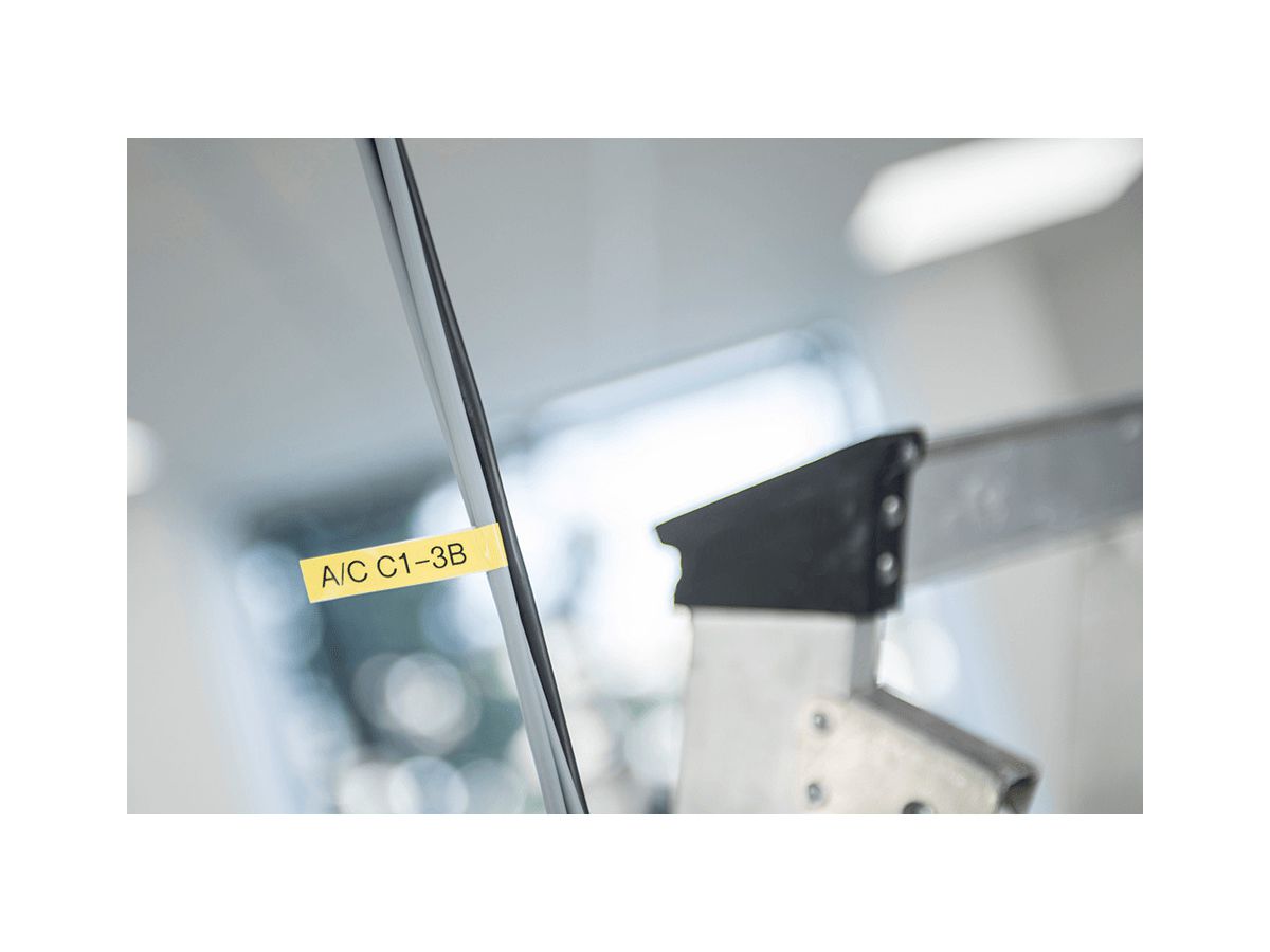 PTOUCH Titreuse avec PT-E110VP Coffret, adapteur et ruban (4977766774932)