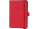 CONCEPTUM Wochenkalender 2026 C2665 1W/2S rot 10.8x15.1cm (4004360773020)