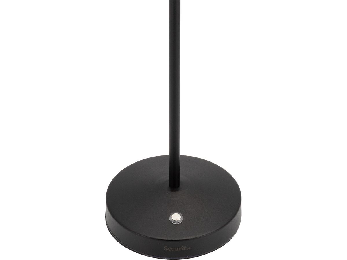SECURIT Lampada da tavolo ANGELINA LP-AN-BL nero, batteria, regolabile (8720663160478)
