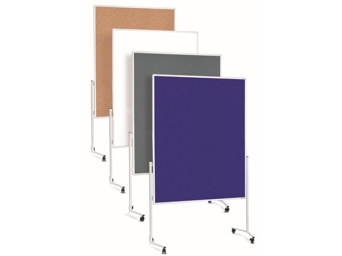 MAGNETOPLAN Moderatorentafel Filz grau 2111101 starr 1200x1500mm (4013695033174)