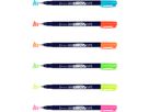 TOMBOW Stylo de calligraphie set WS-BH-6P Fudenosuke, 6 couleurs neon (4003198111028)
