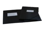 EROLA Dossier à élastique 650my A4 33299F noir carton fibre a. fenêtre (7640114443497)