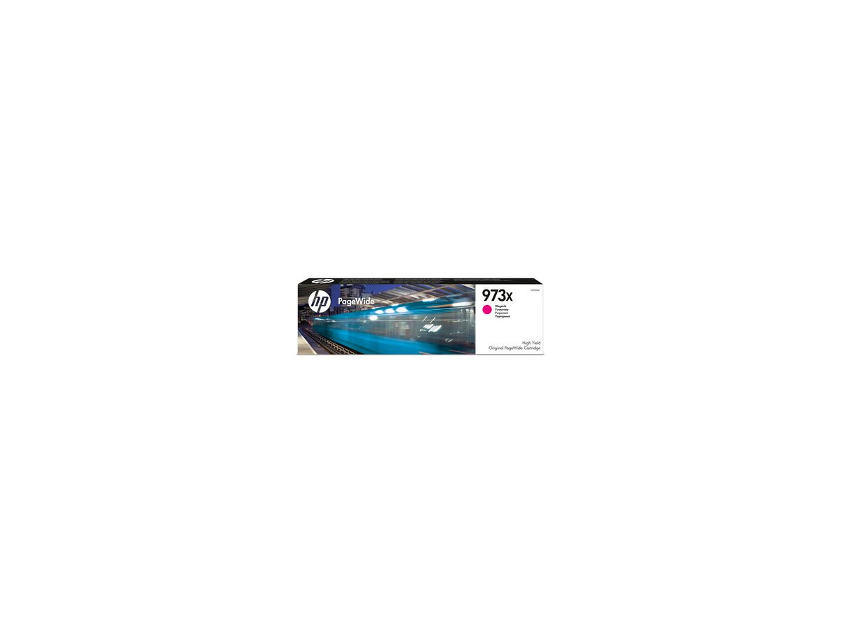 HP PW-Cartridge 973X magenta F6T82AE PageWide Pro 452/477 7000 p. (0889296544678)
