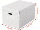 ESSELTE Boîte de rangement Home L 628286 510x355x305mm, blanc 3 pcs (4049793072319)