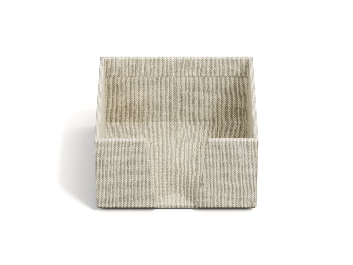 BIGSO BOX OF SWEDEN Portamemo James 110x110mm 2711C5501 in lino, beige (7330061064776)