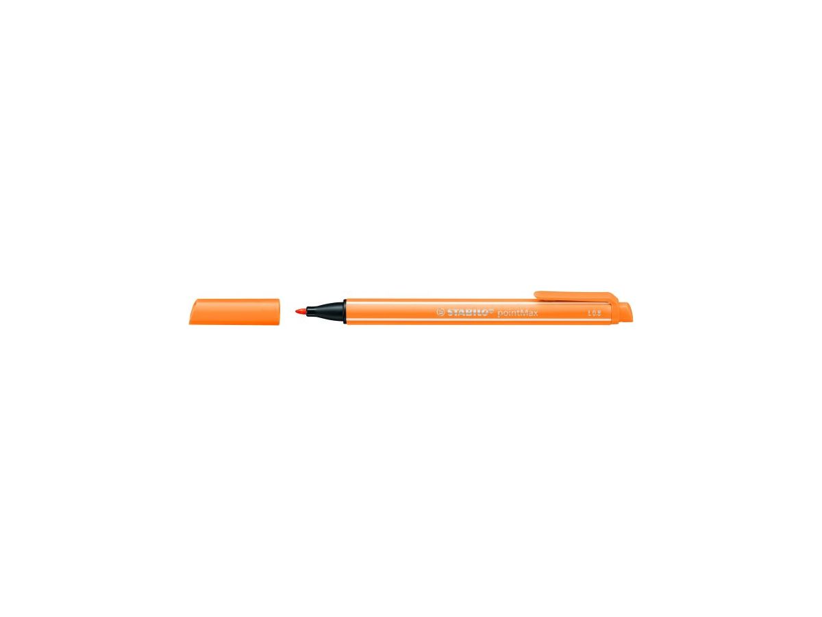 STABILO Fineliner PointMax 0.8mm 488/54 arancione (4006381503518)
