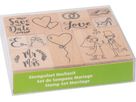 HEYDA Set Tampon Mariage 12x10x3cm 204888679 brun 11 pcs. (4005329142604)