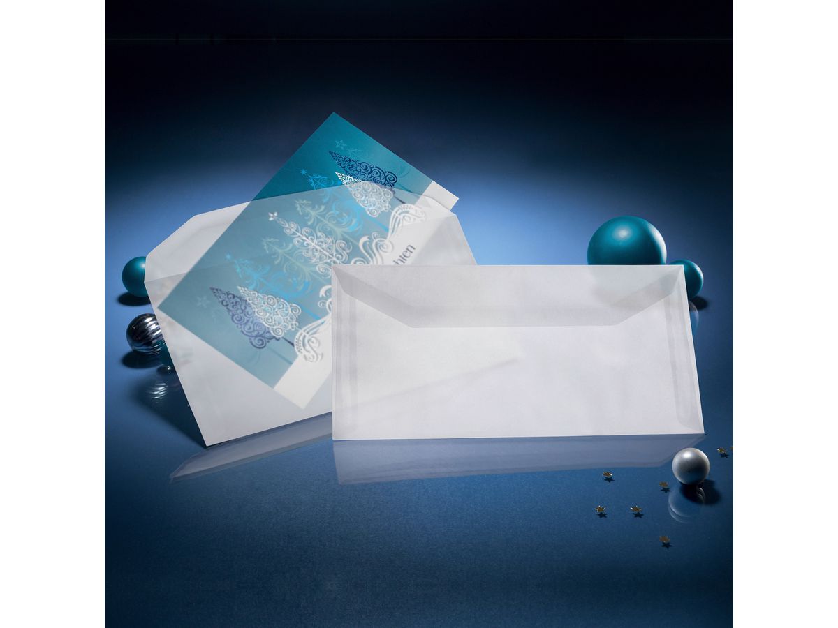 SIGEL Buste C6/5 DU130 trasparente, 90g 25 pezzi (4004360968471)