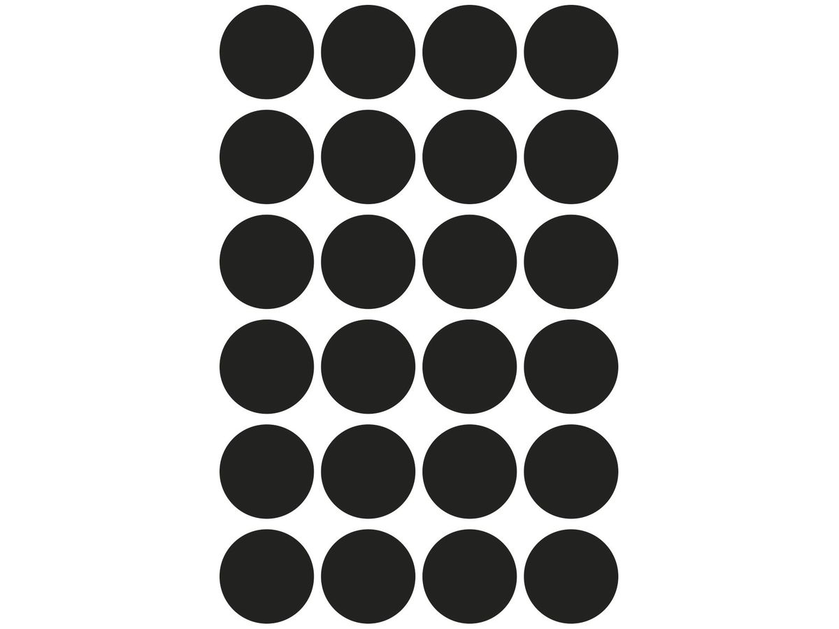 AVERY ZWECKFORM Marcatori 18mm 3003 nero 96 pz. (4004182030035)