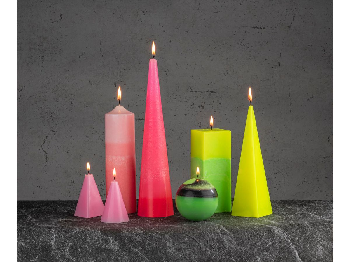 GLOREX Couleur cire 5g 68613210 jaune néon en pastilles (7610877600840)