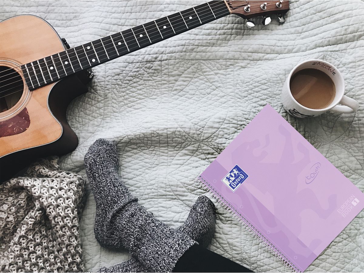 OXFORD Spiralbuch kariert 5mm A4+ 400117273 pastelllila 80 Blatt (8412771028237)