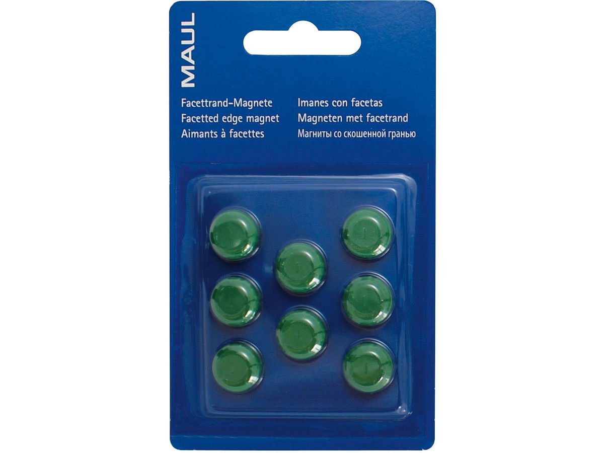 MAUL Magnete 15mm 2.65 grün 8 Stück (4002390027151)