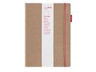 TRANSOTYPE senseBook RED RUBBER A4 75020402 quadr., L, 135 feuilles beige (8716329071325)
