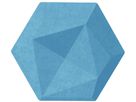 SUONO Pannelli a parete 16x14x2cm 3116.S09.3700 TILES 3D, HEXA, blu 10 pz. (7640439765076)