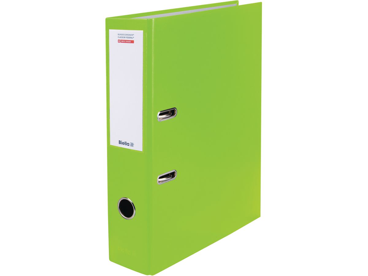BIELLA Classeur fédéral 7cm 10341731U vert clair A4 (7611365424023)