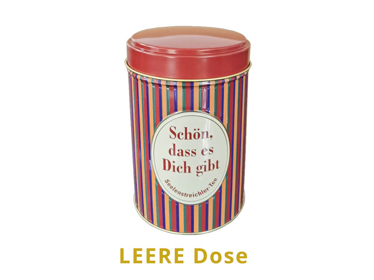 ROOST Teedose 1901 leer, Schön, dass es Dich (4250237318744)