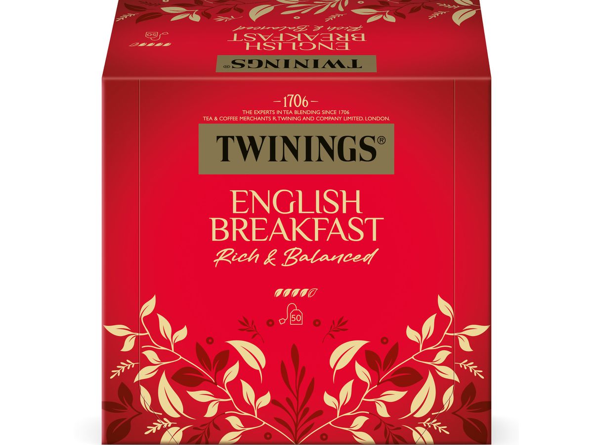 TWININGS English Breakfast 100017994 Borse 2g, 50 pz. (0070177011604)