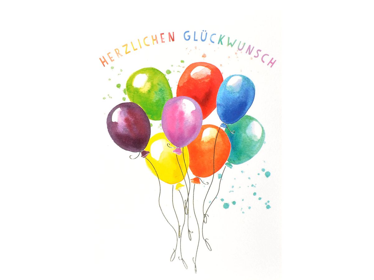 ABC Biglietto d'auguri palloncino 1120007600 B6 (7611119261720)