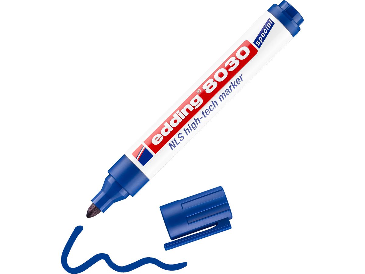 EDDING Hightech Marker 8030 1,5-3mm 8030-3 blau (4004764785612)