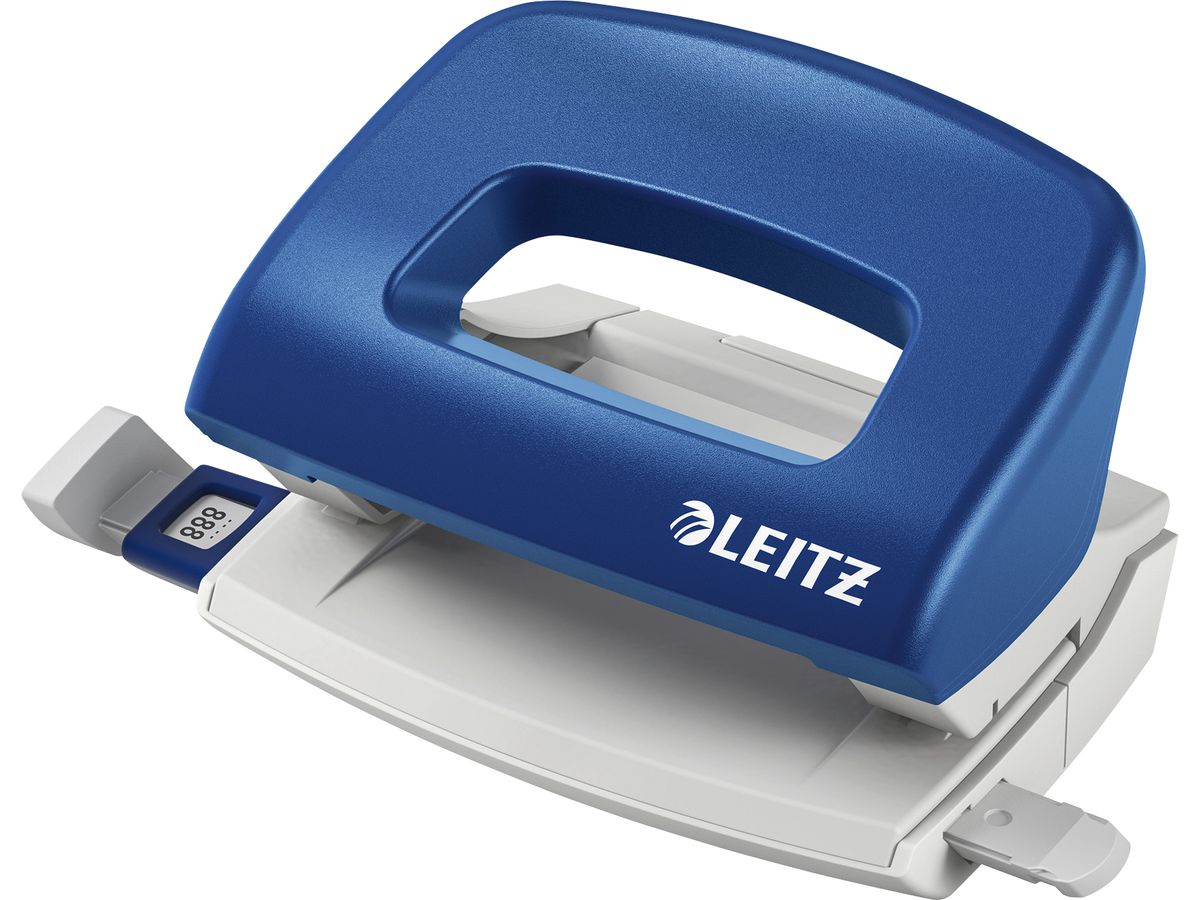 LEITZ Bürolocher NewNeXXt 0.8mm 50580035 blau 10 Blatt (4002432316908)