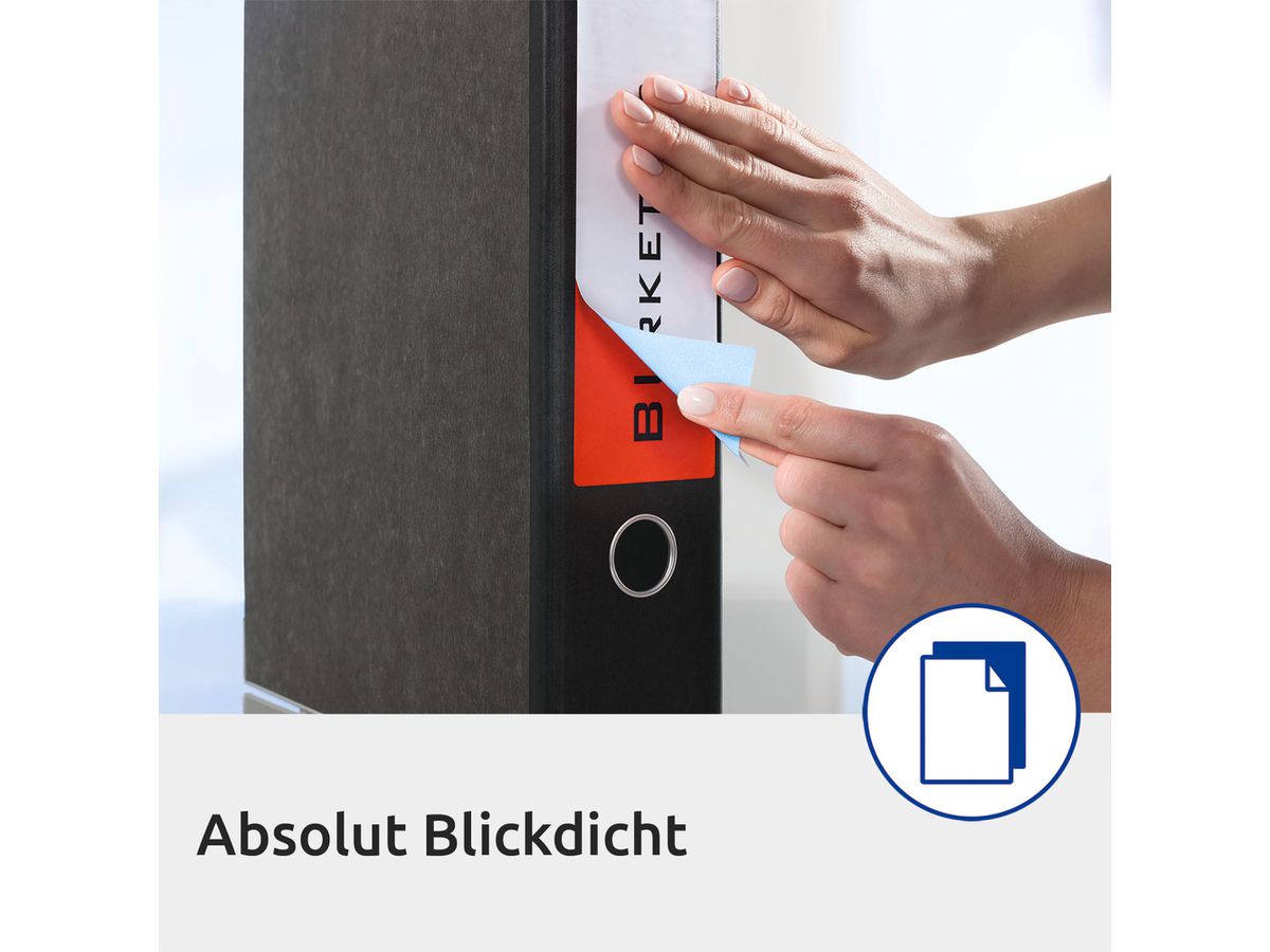 AVERY ZWECKFORM Ordner-Etiketten 38x192mm L4760-25 weiss 210 Stück/25 + 5 Blatt (4004182047606)