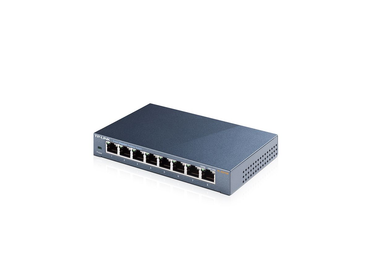 TP-LINK PoE Smart Switch TL-SG108PE 8-Port (6935364094744)