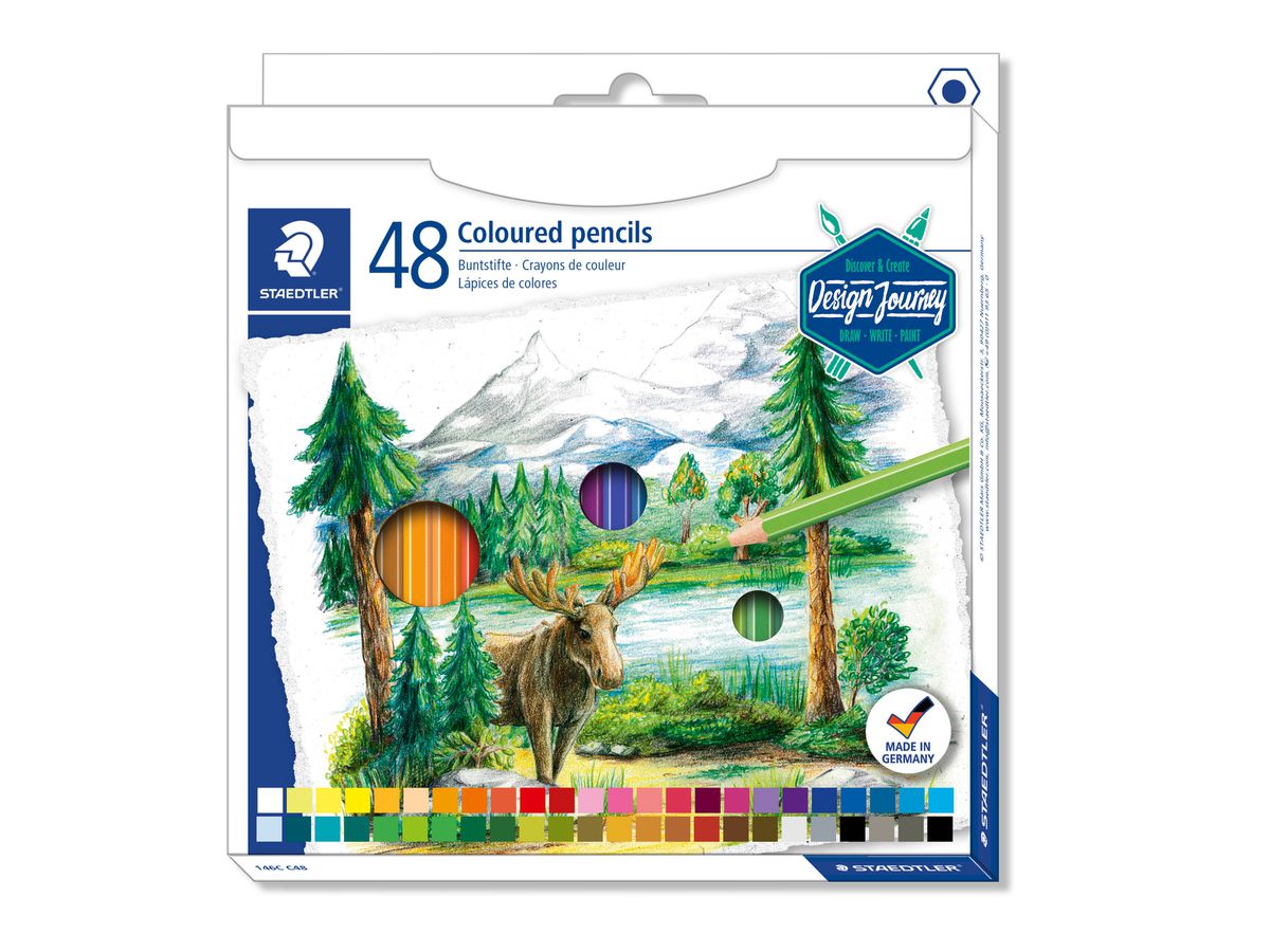 STAEDTLER Set matite colorate Journey 146CC48 48 pezzi (4007817052242)