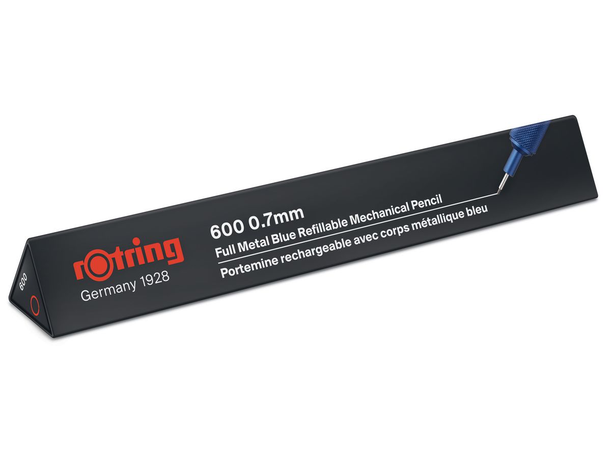 ROTRING Portemines 600 0.7mm 2114267 blau metallic (3026981142673)