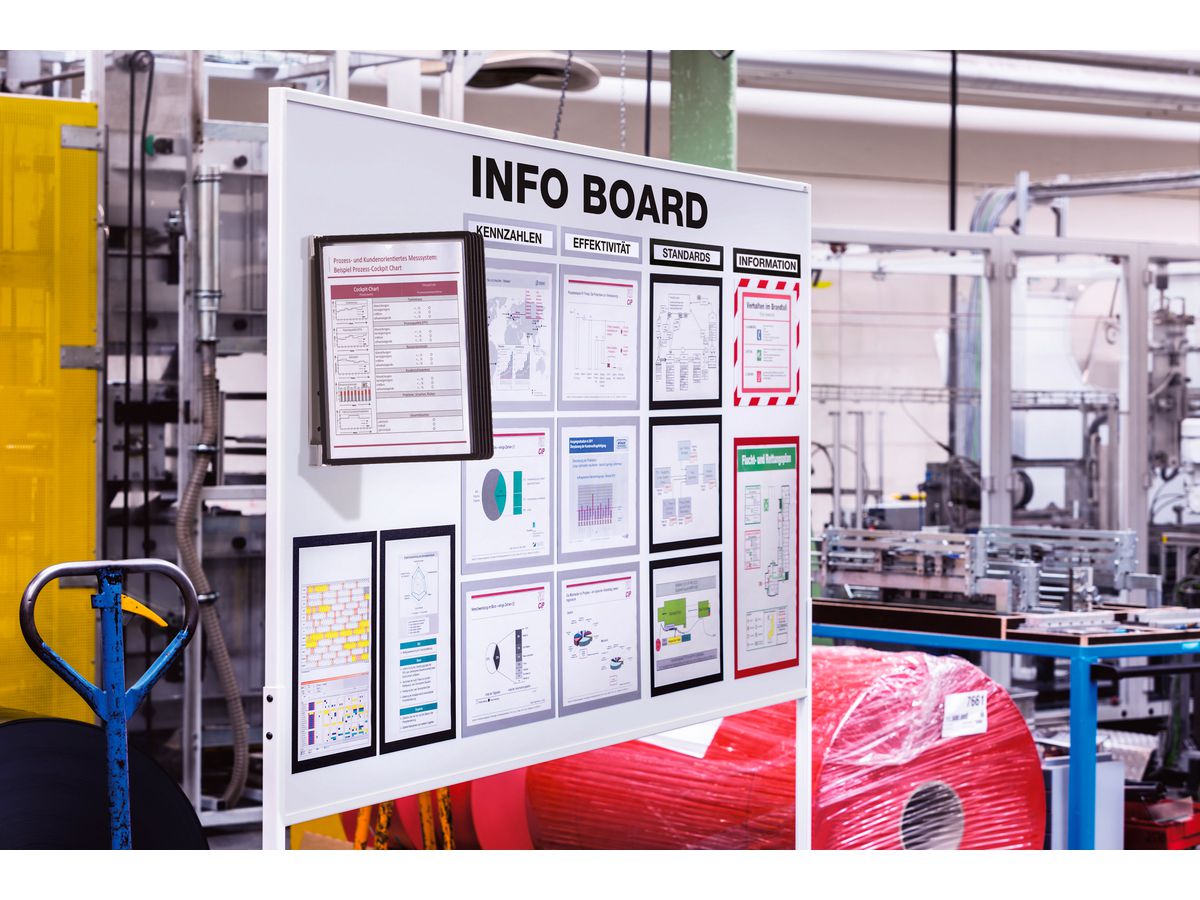 DURABLE Vario Magnet Wall 5 A4 591401 Set (4005546506517)