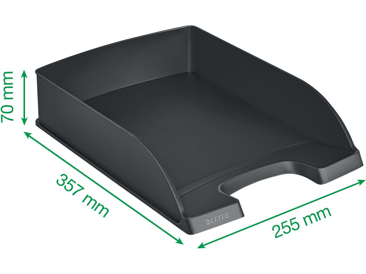 LEITZ Corbeille à courrier Plus A4 52270056 vert gelée (4002432398706)
