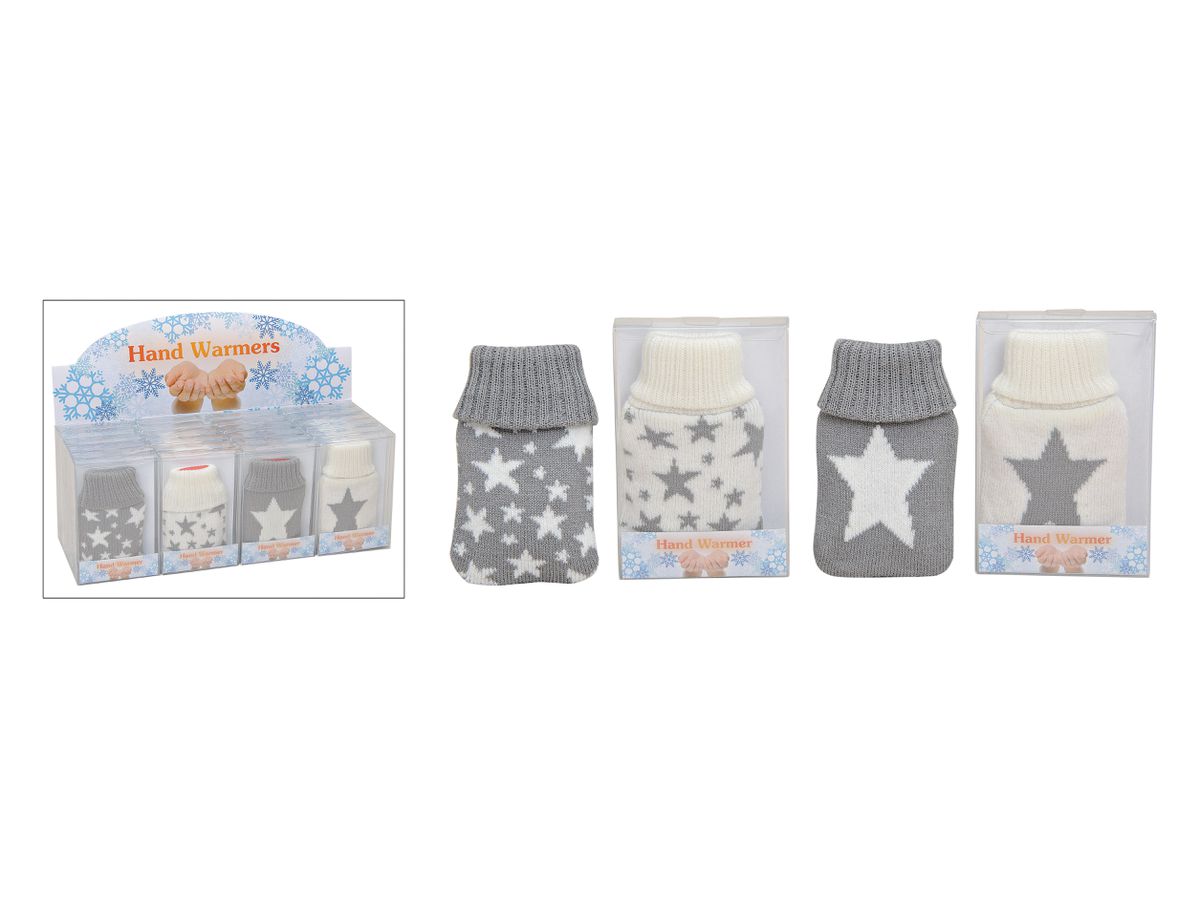 ROOST Chauffe-mains étoile 10014668 en tricot 4 ass. (4007698146689)