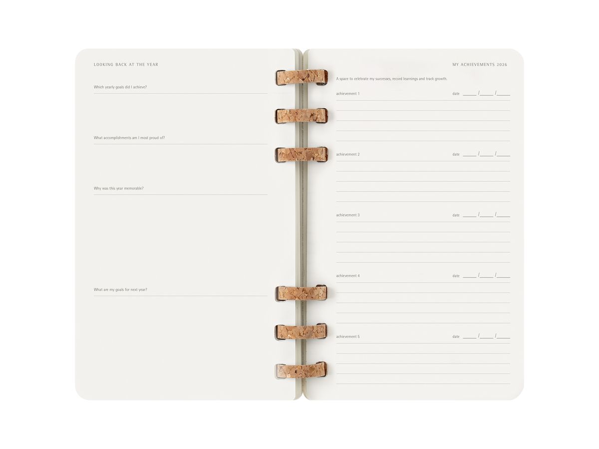 MOLESKINE Agenda Life Spiral Large 2026 DSSPB12MWH3Y26 1S/2P nero SC 13x21cm (8056999276478)